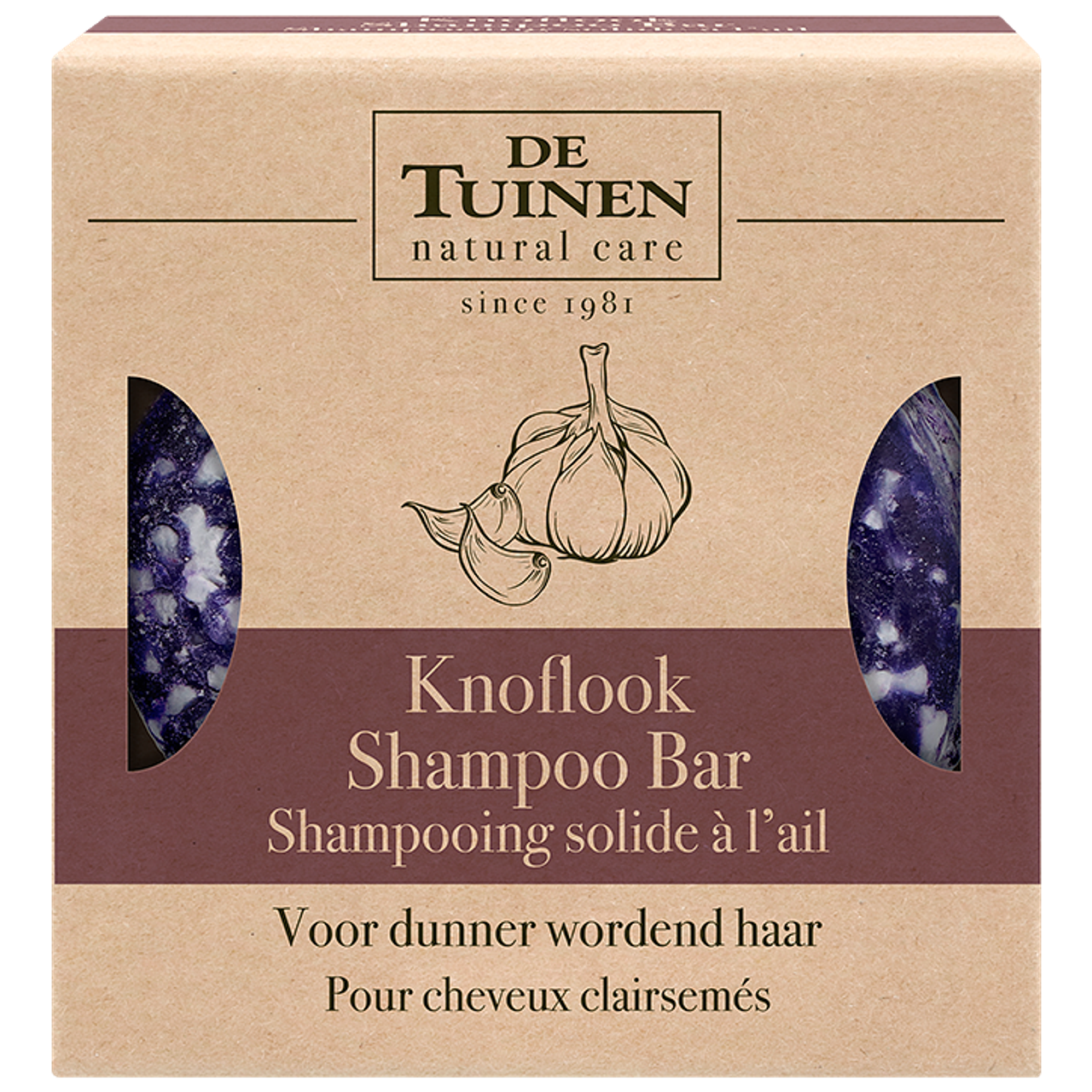 De Tuinen Knoflook Shampoo Bar - 80 wasbeurten