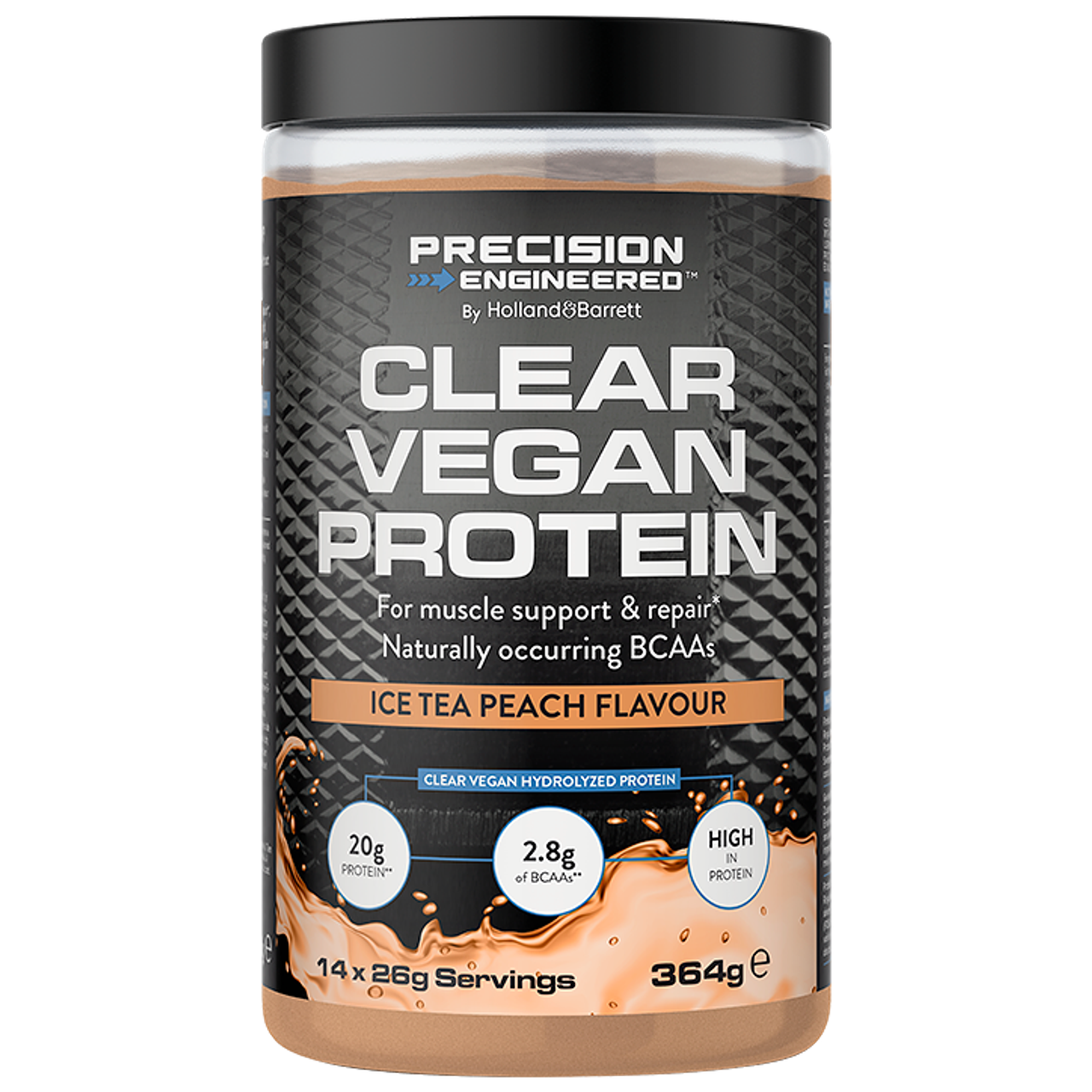 Precision Engineered Clear Vegan Protein Ice Tea Peach - 364g