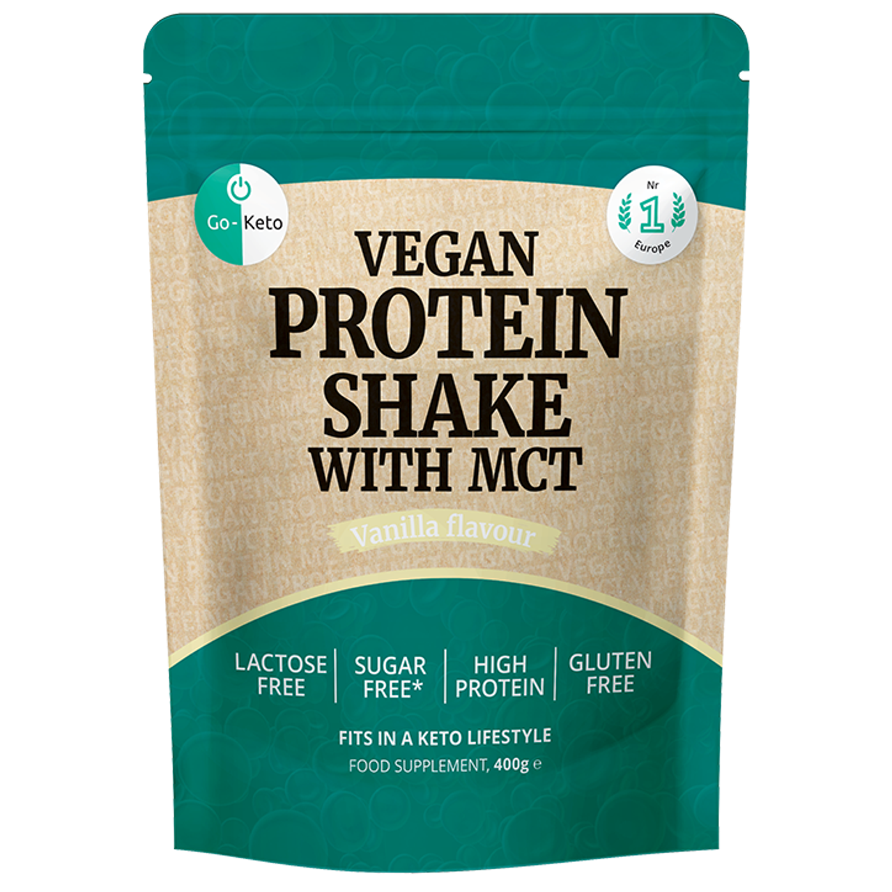 Go-Keto MCT-Poeder Protein Shake Vanille - 400g