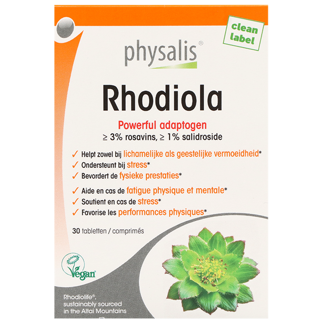 Physalis Rhodiola - 30 tabletten
