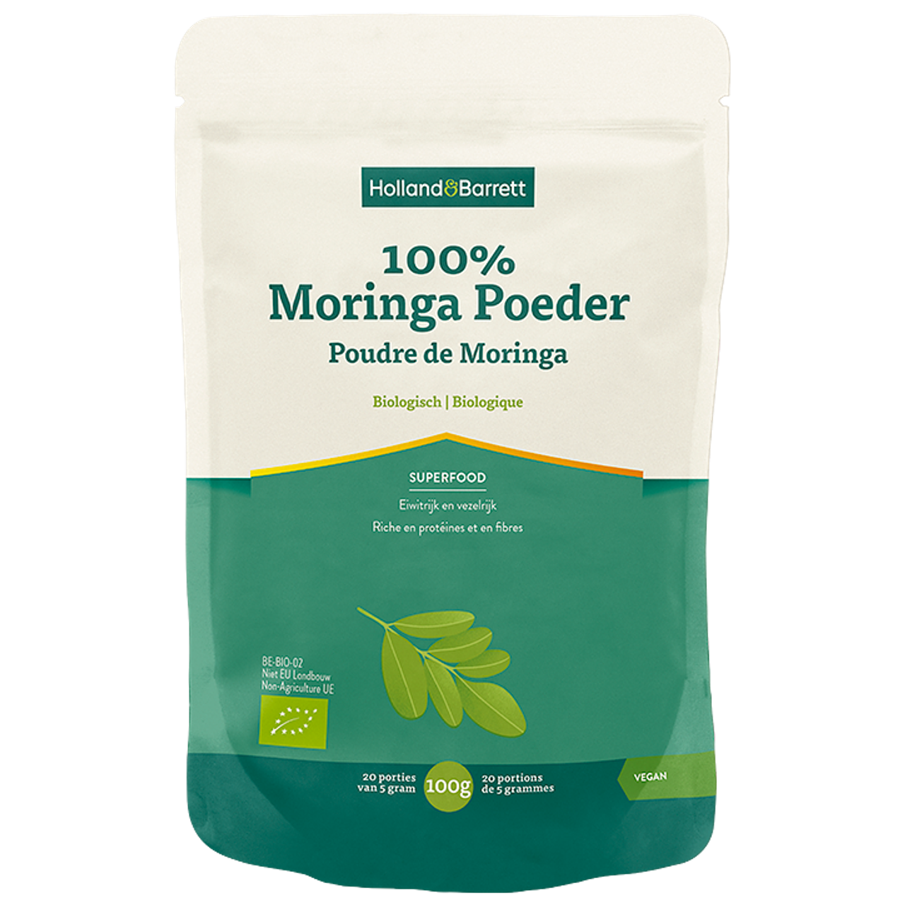 Holland & Barrett 100% Moringa Poeder Biologisch - 100g