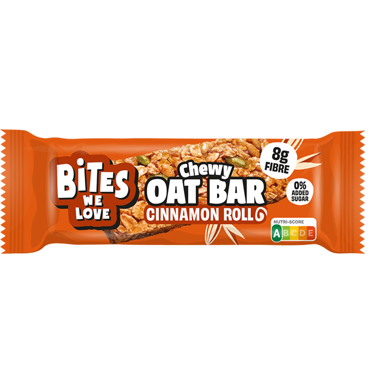 BitesWeLove Chewy Oat Bar Cinnamon Roll – 30g