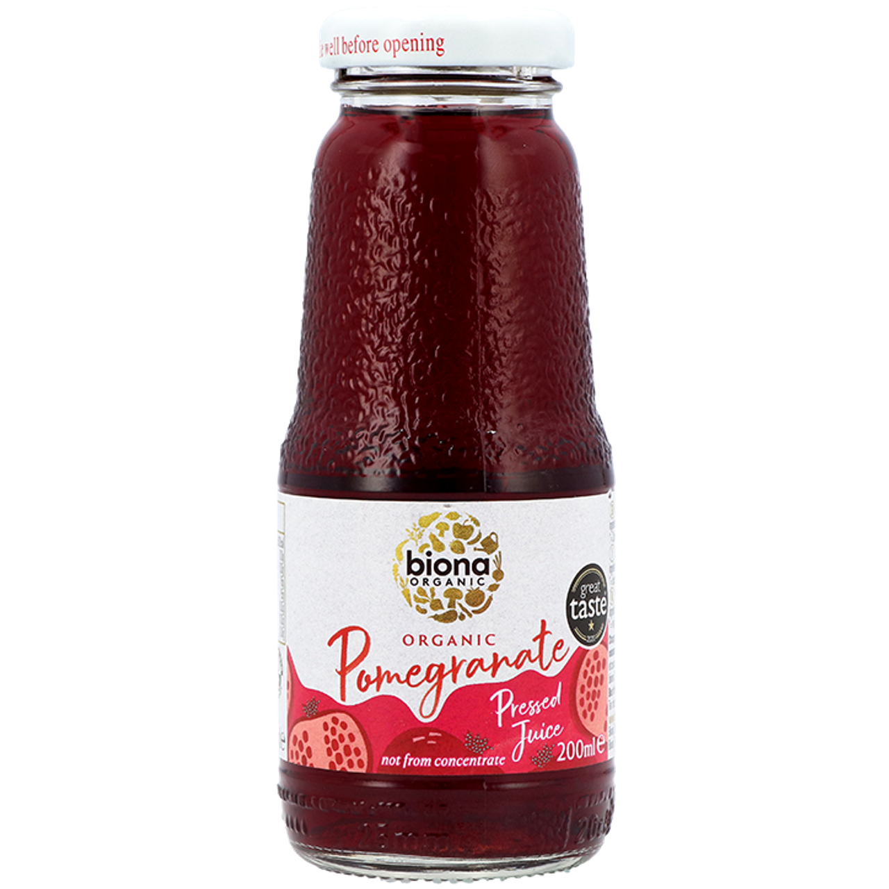 Biona Organic Pomegranate Pressed Juice - 200ml