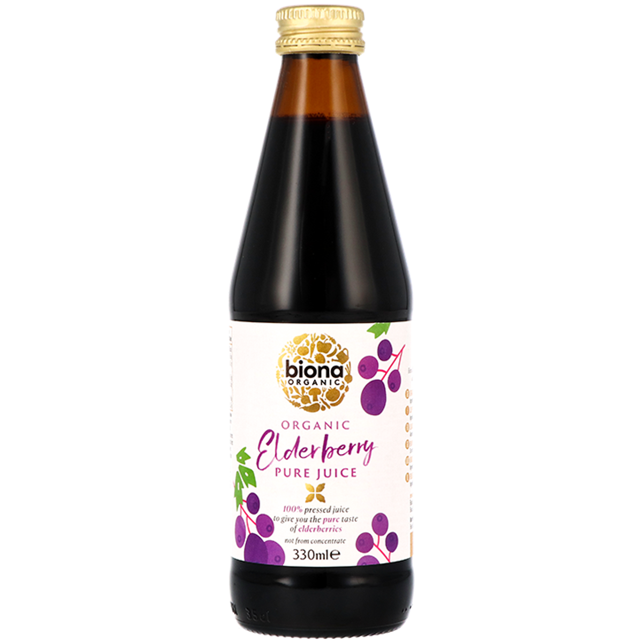 Biona Organic Elderberry Pure Juice - 330ml