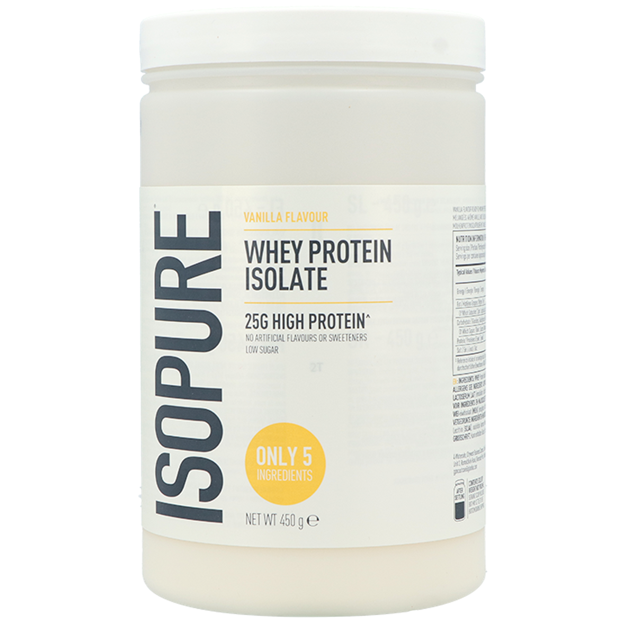 Isopure Whey Protein Isolate Vanilla Flavour - 450g