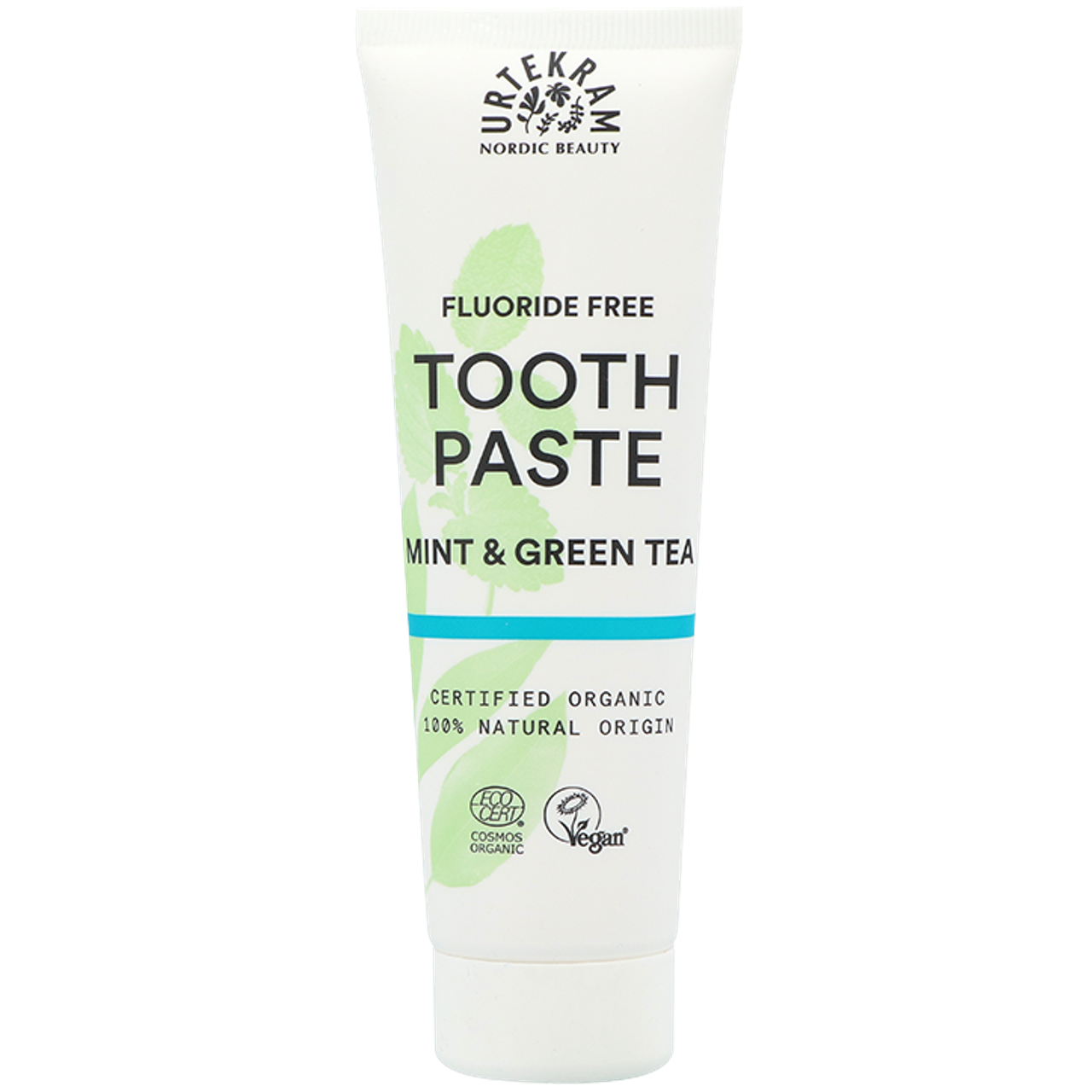 Urtekram Tandpasta Munt & Groene Thee Fluoridevrij - 75ml