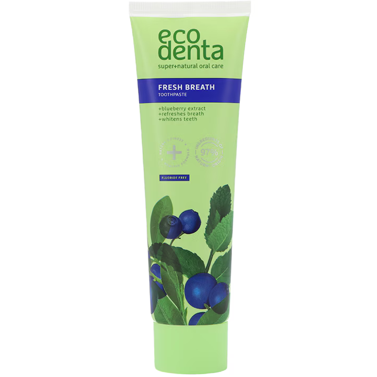 Ecodenta Tandpasta Fresh Breath Bosbes & Munt - 100ml