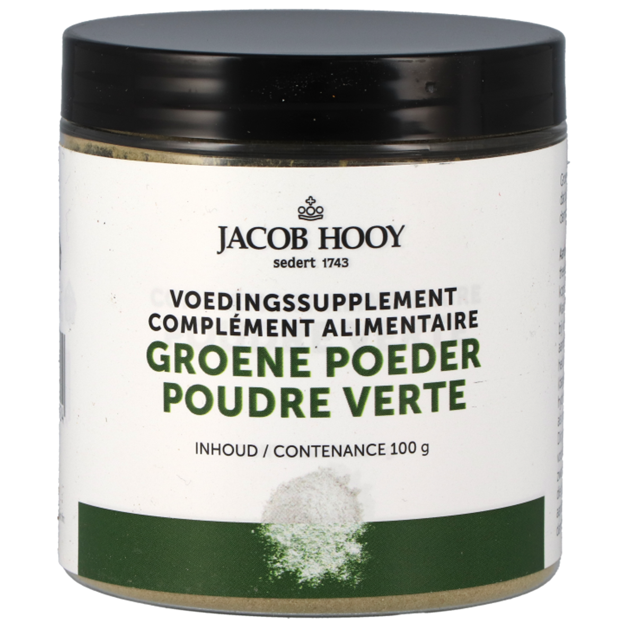 Jacob Hooy Groene Poeder - 100g
