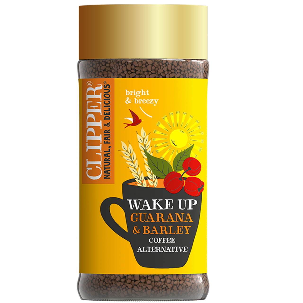 Clipper Wake Up Guarana & Barley Coffee Alternative - 125g