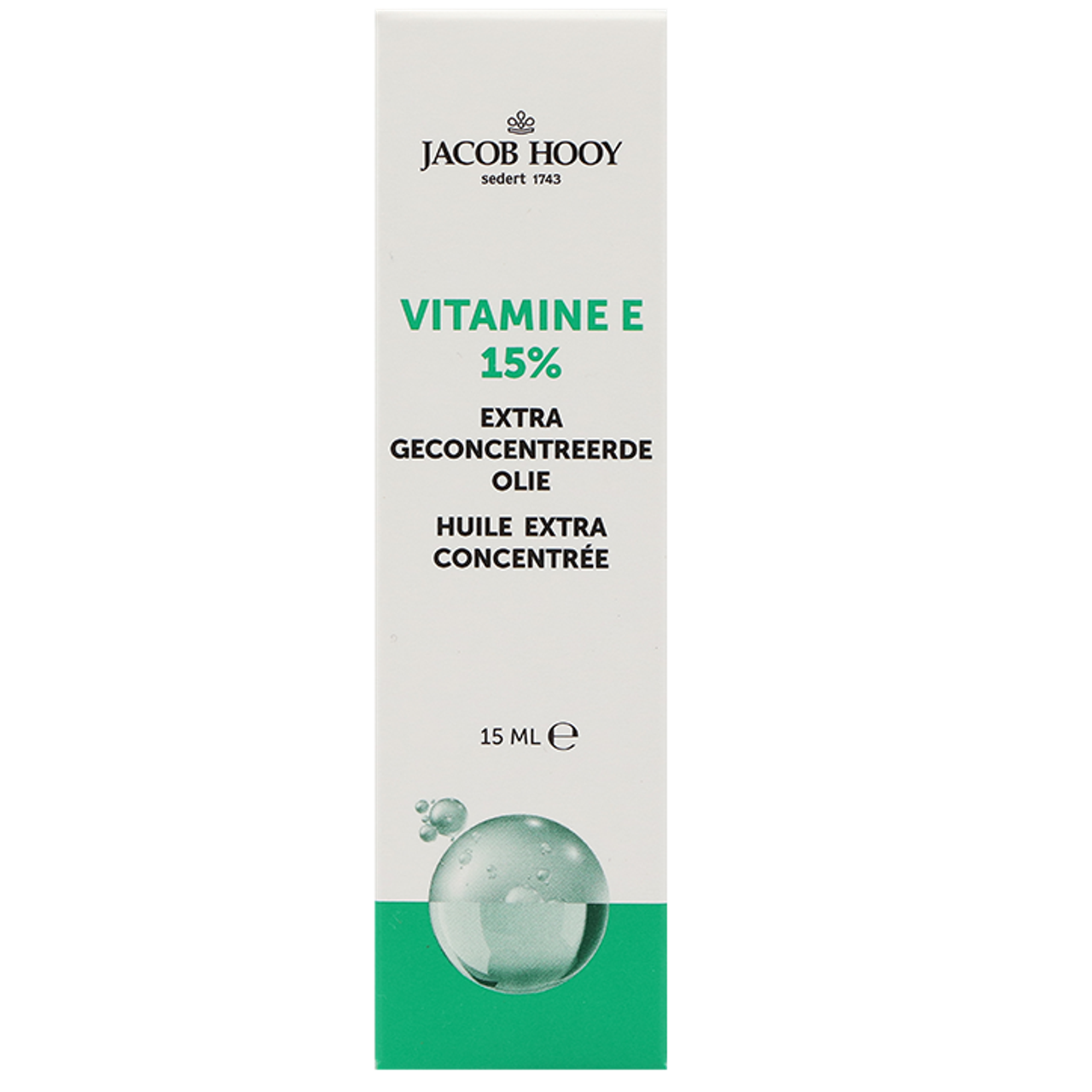 Jacob Hooy Vitamine E 15% Extra Geconcentreerde Olie - 15ml
