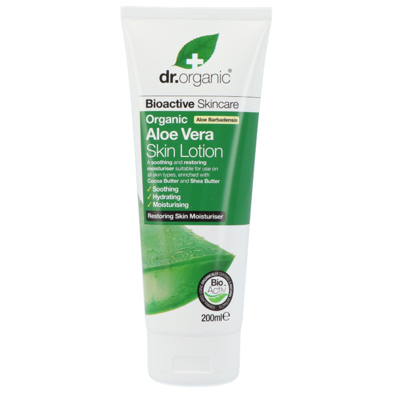 2e product 50% korting op Dr Organic natuurlijke verzorging