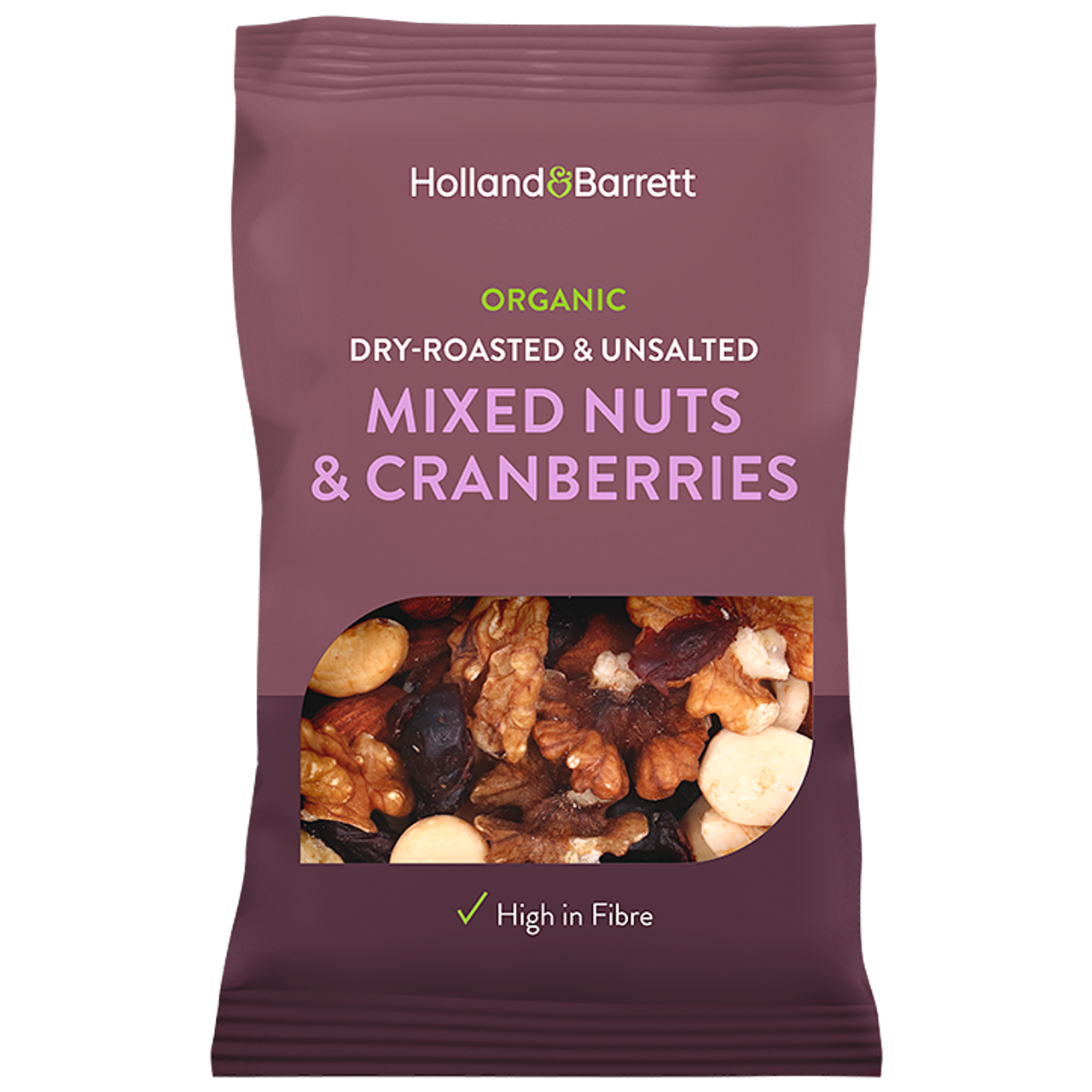 Holland & Barrett Notenmix met Cranberries Ongezouten BIO - 35g