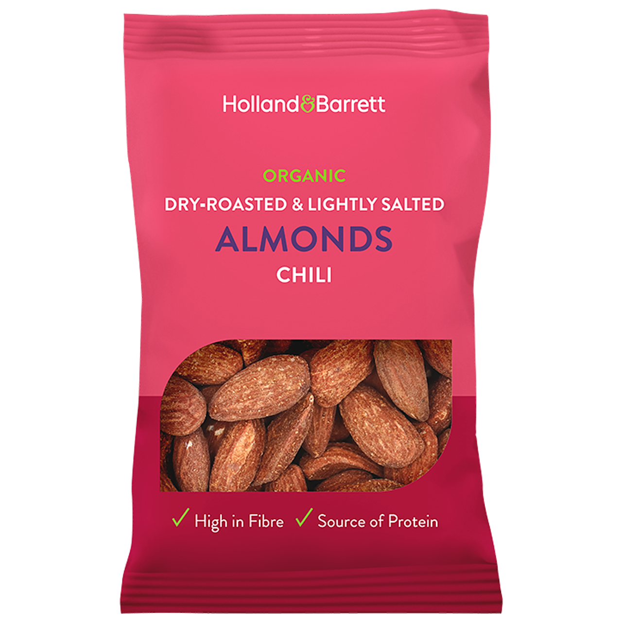 Holland & Barrett Amandelen Chili BIO - 35g