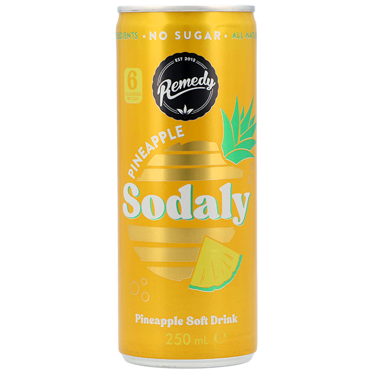 Remedy Sodaly Pineapple Soft Drink - 250ml