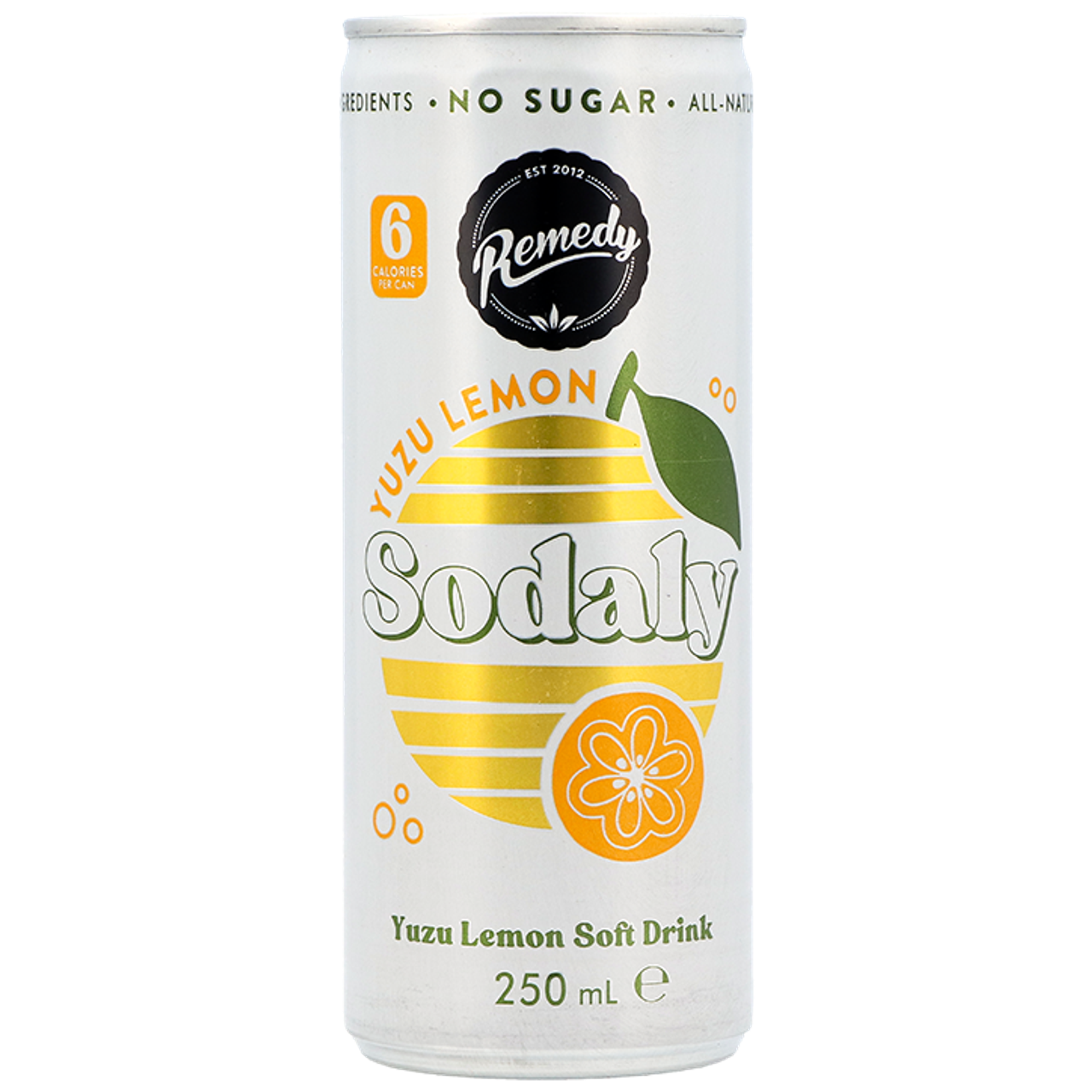Remedy Sodaly Yuzu Lemon Soft Drink - 250ml