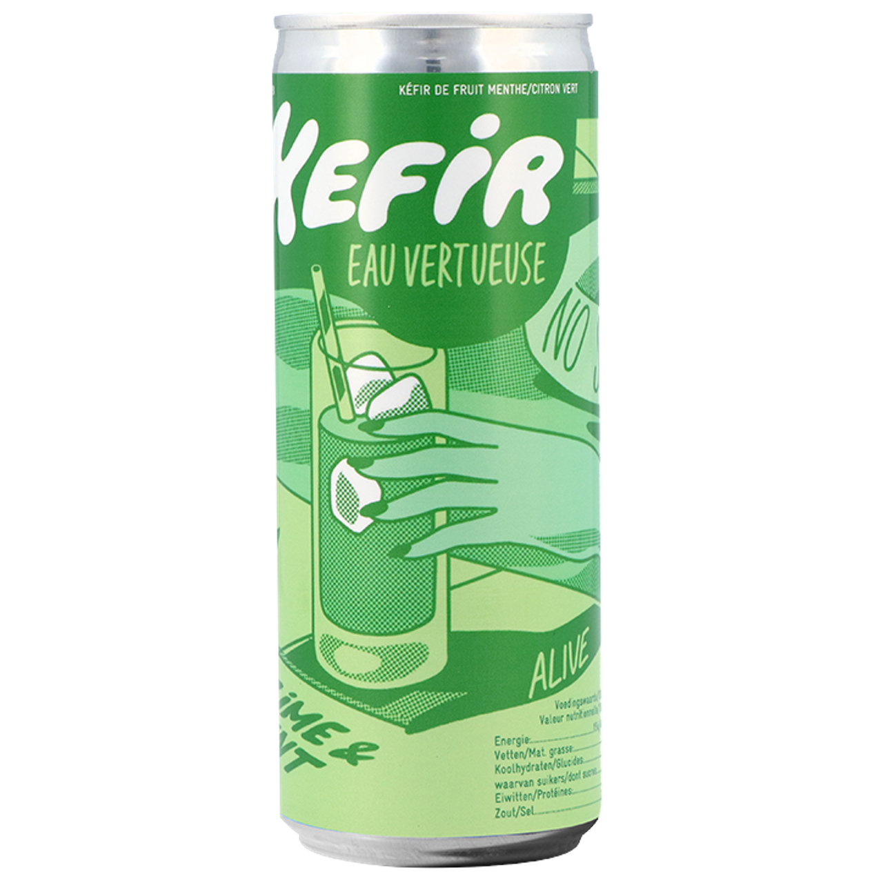 Kefir Eau Vertueuse Lime & Mint - 25cl