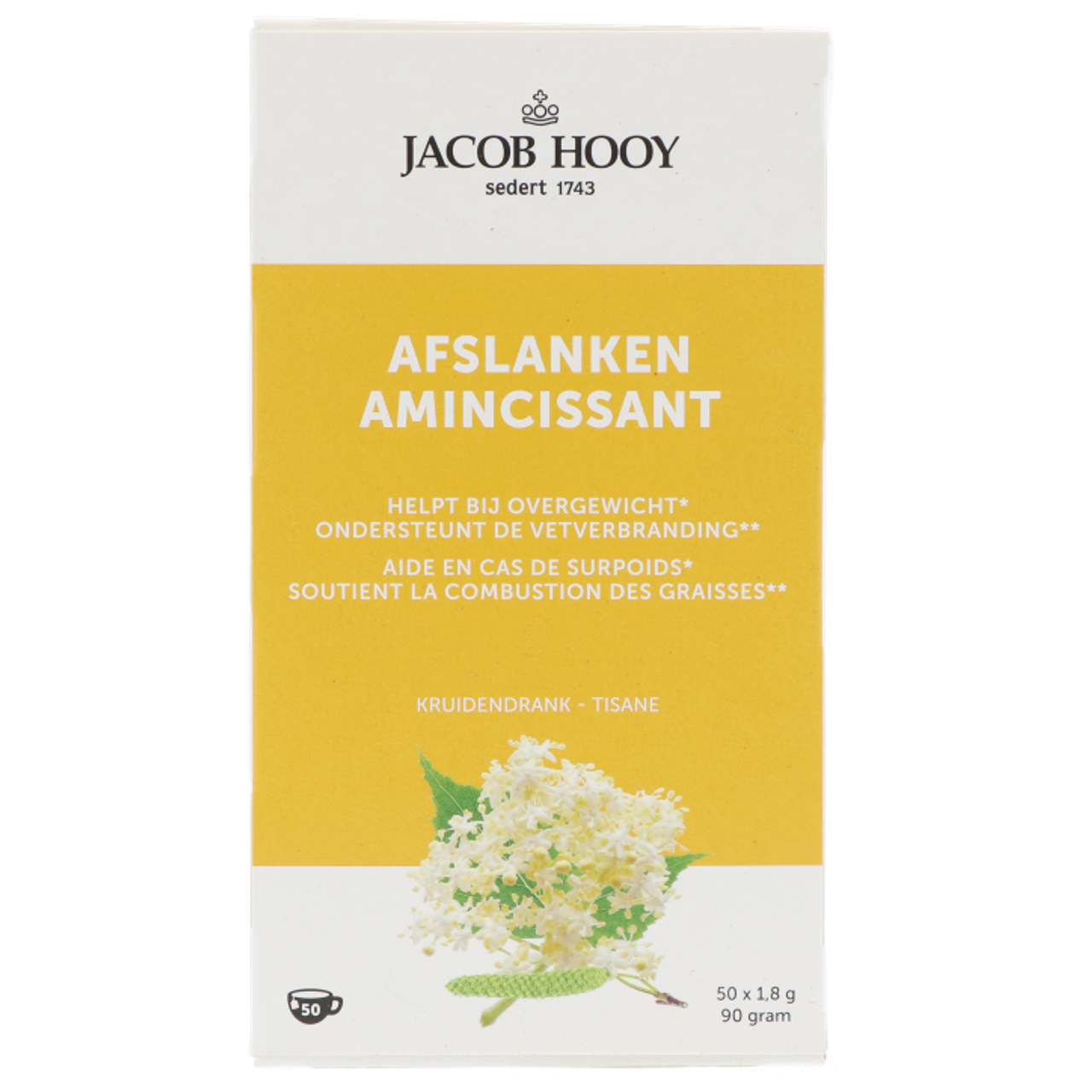 2e product 50% korting op Jacob Hooy voeding & dranken