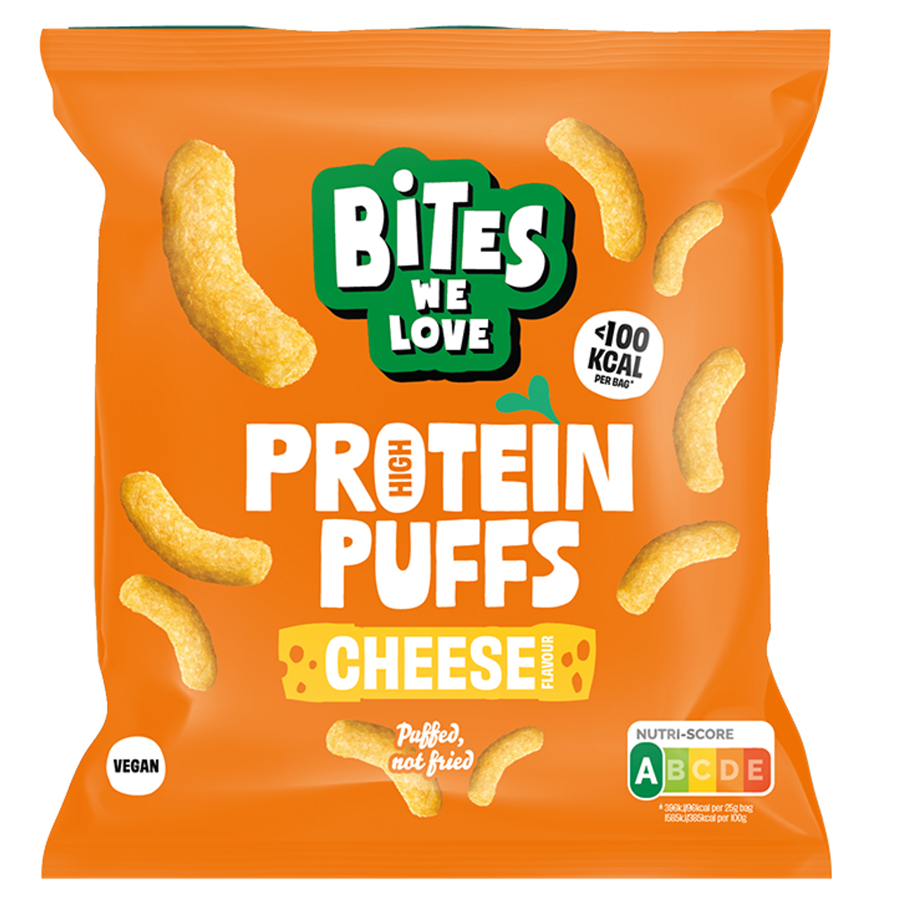 BitesWeLove Cheese Protein Puffs - 25g