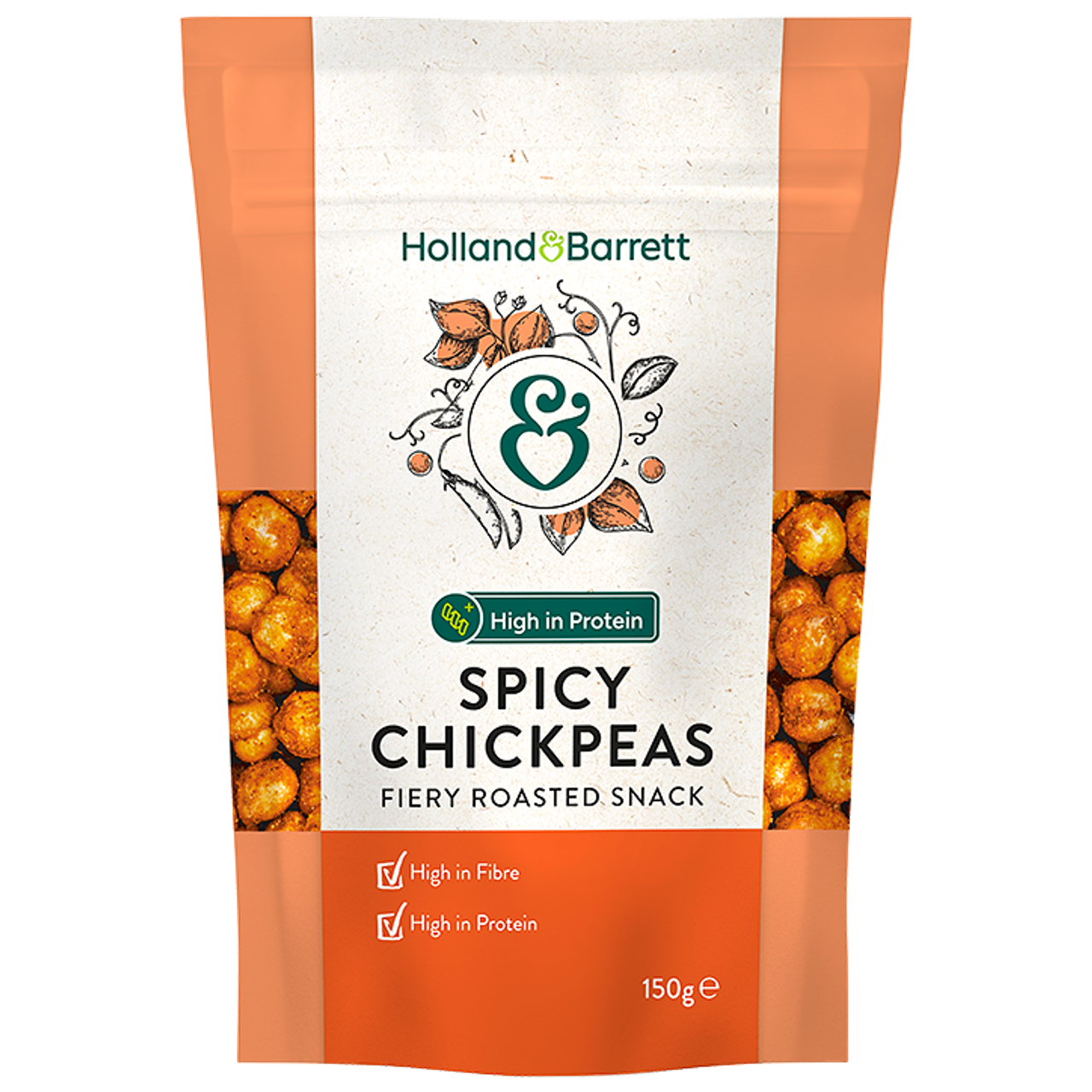 Holland & Barrett Spicy Chickpeas - 150g