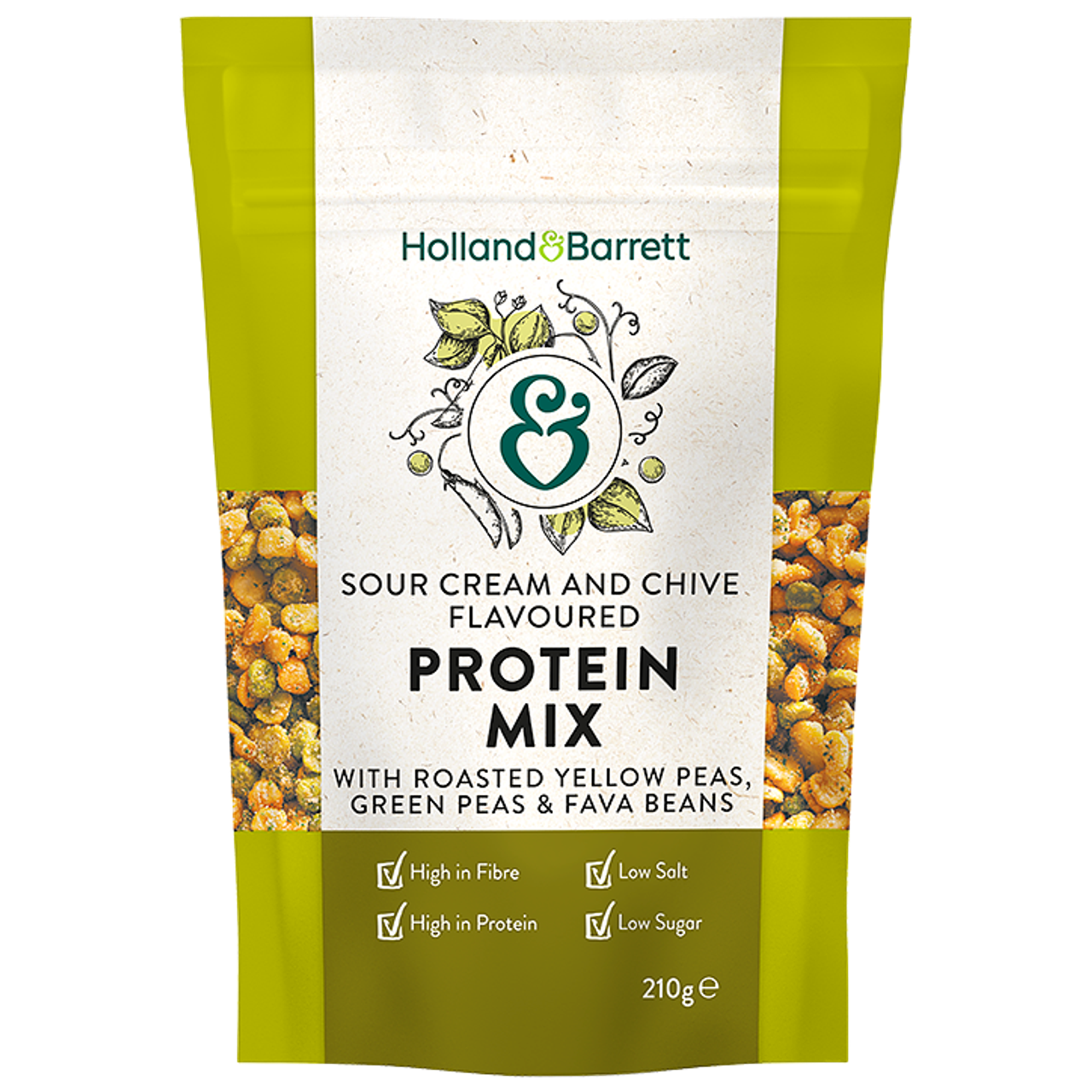 Holland & Barrett Sour Cream & Chive Protein Mix - 210g