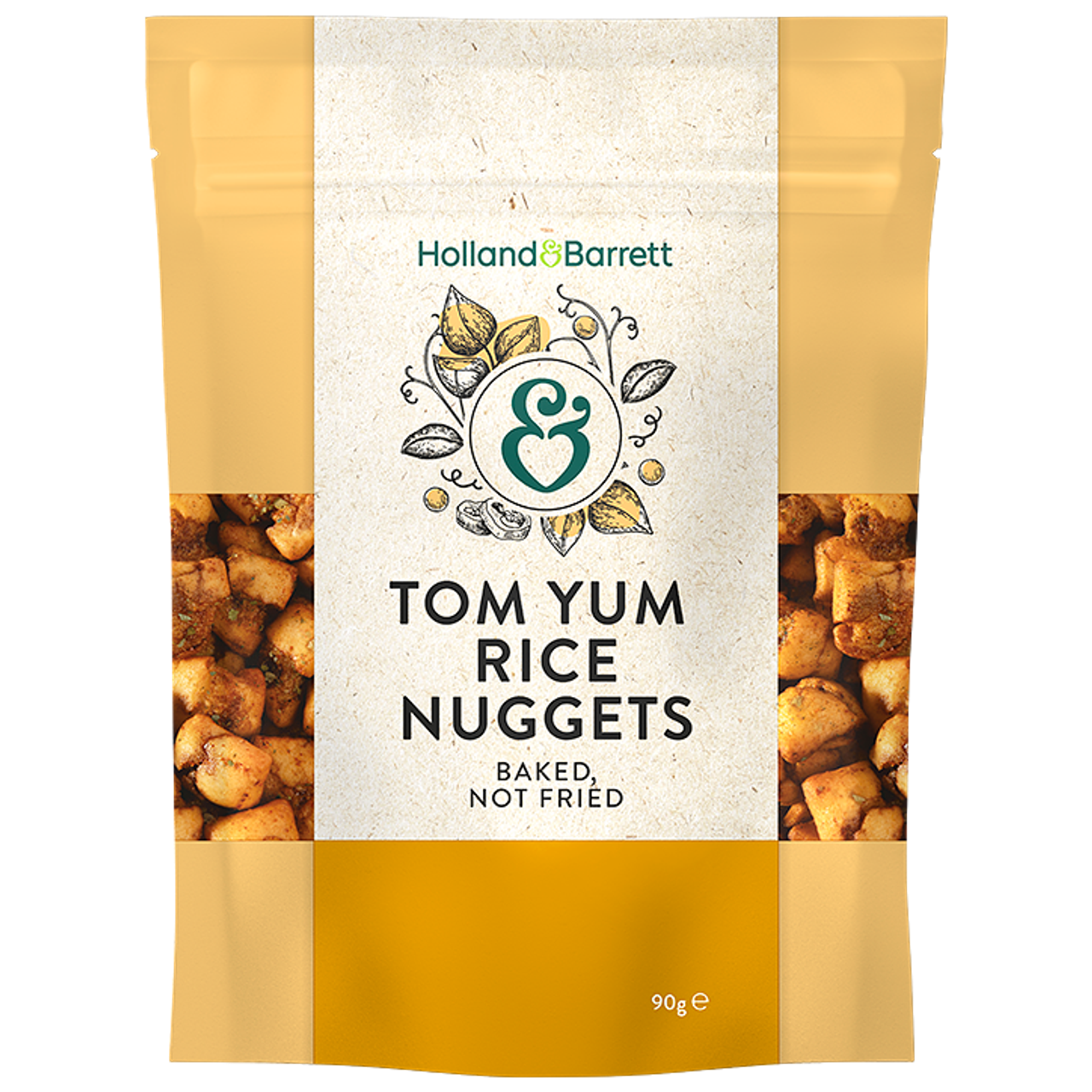 Holland & Barrett Tom Yum Rice Nuggets - 90g