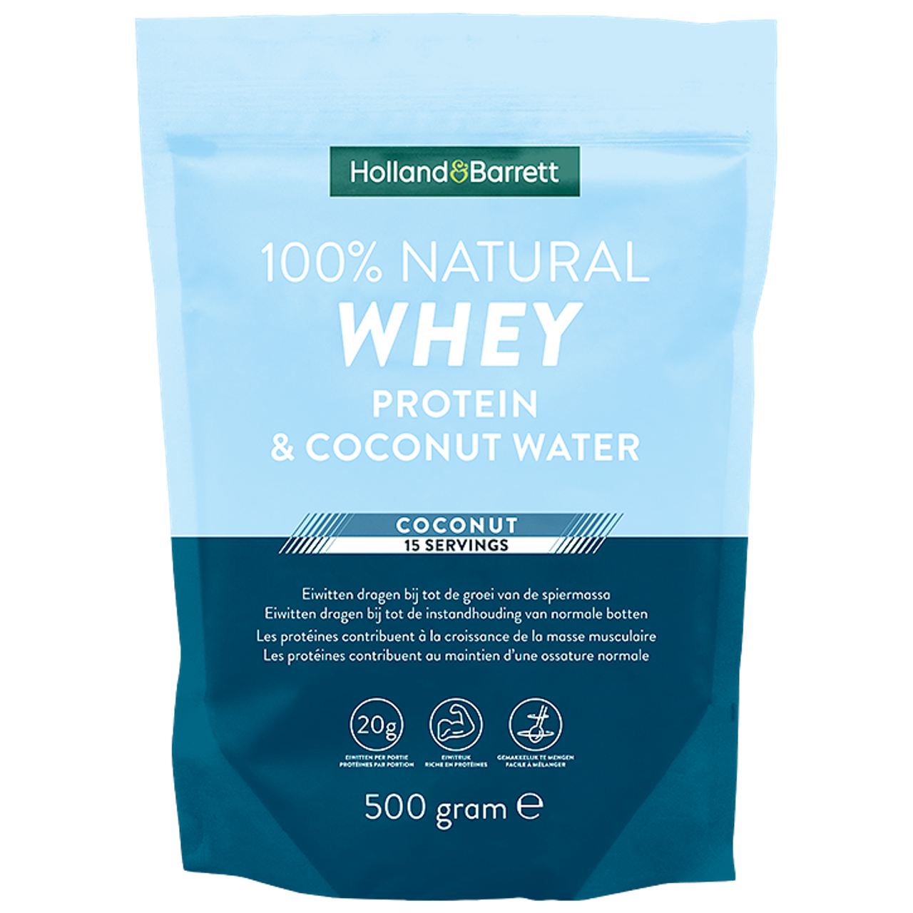 Holland & Barrett 100% Natural Whey Protein Coconut - 500g