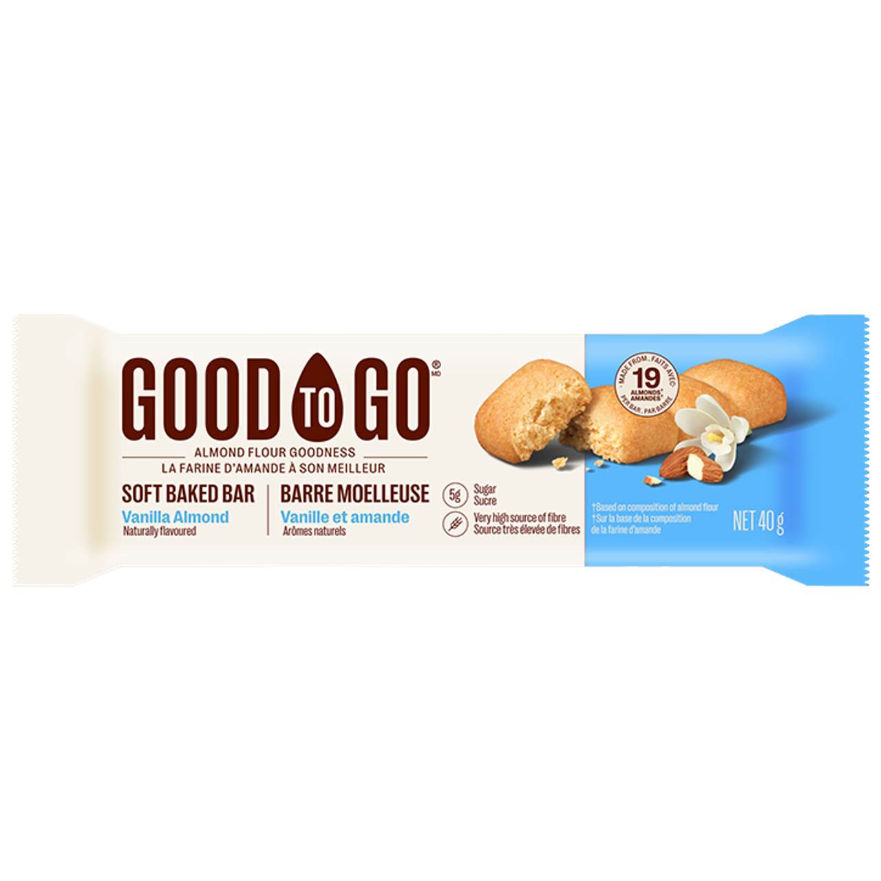 Good To Go Soft Baked Bar Vanilla Almond - 40g