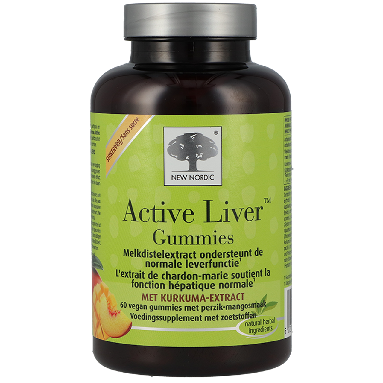 New Nordic Active Liver™ Gummies Perzik & Mango – 60 gummies