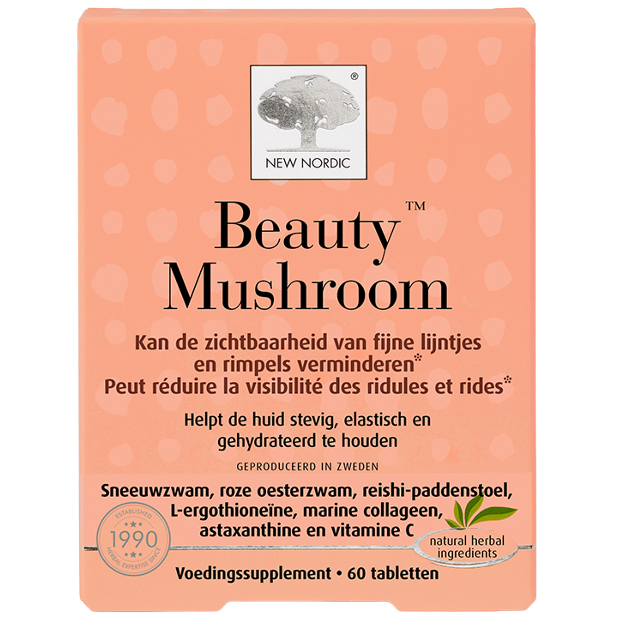 New Nordic Beauty™ Mushroom - 60 tabletten