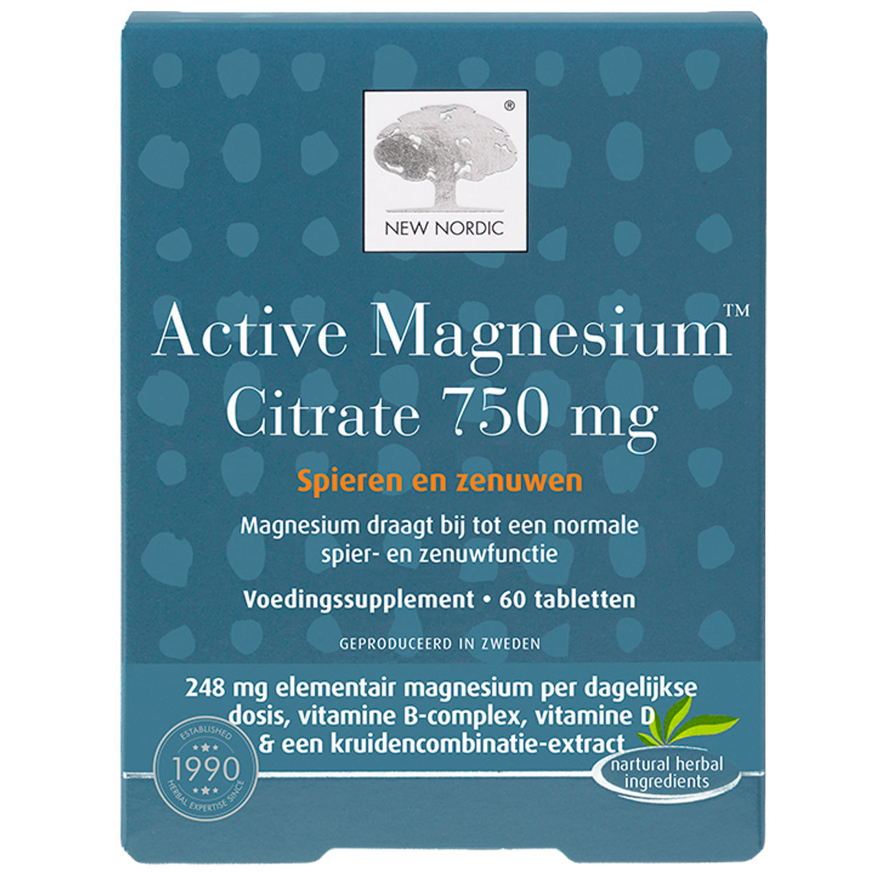 New Nordic Active Magnesium™ Citrate 750 mg - 60 tabletten