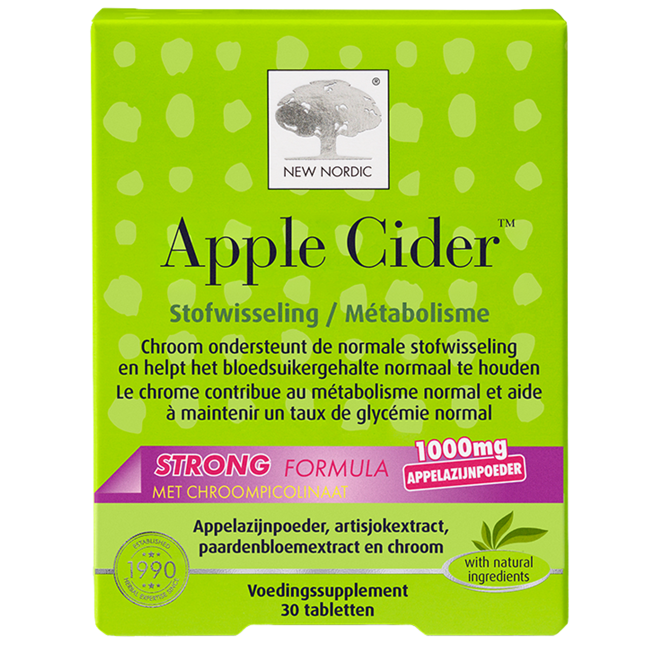 New Nordic Apple Cider™ 1000mg - 30 tabletten