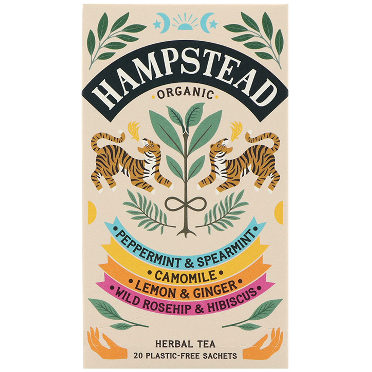 Hampstead Kruidenthee Assortiment 4 Smaken - 4x5 zakjes