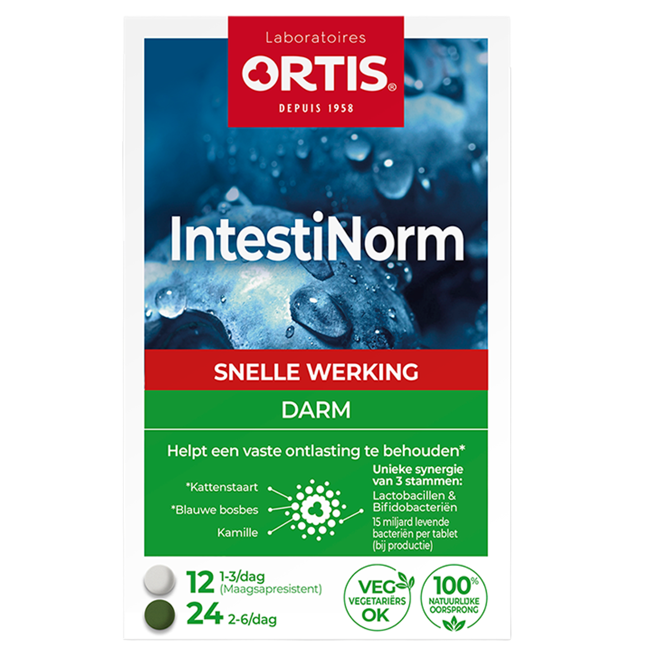 Ortis IntestiNorm - 36 tabletten