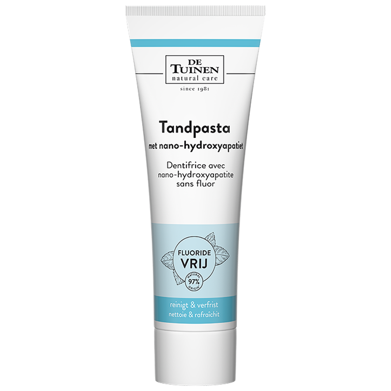 De Tuinen Tandpasta Fluoridevrij - 75ml
