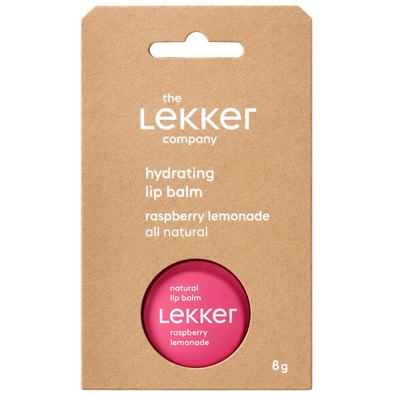 Lekker Lip Balm Raspberry Lemonade