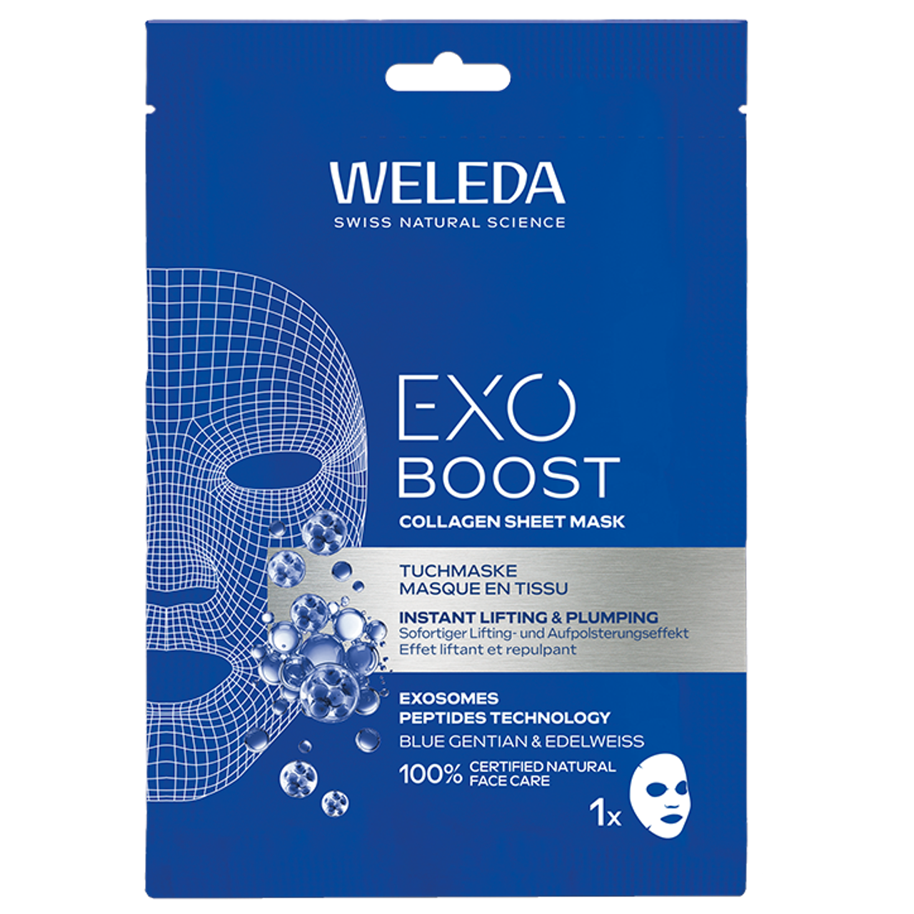 Weleda Exo Boost Collagen Sheet Mask - 1 stuk