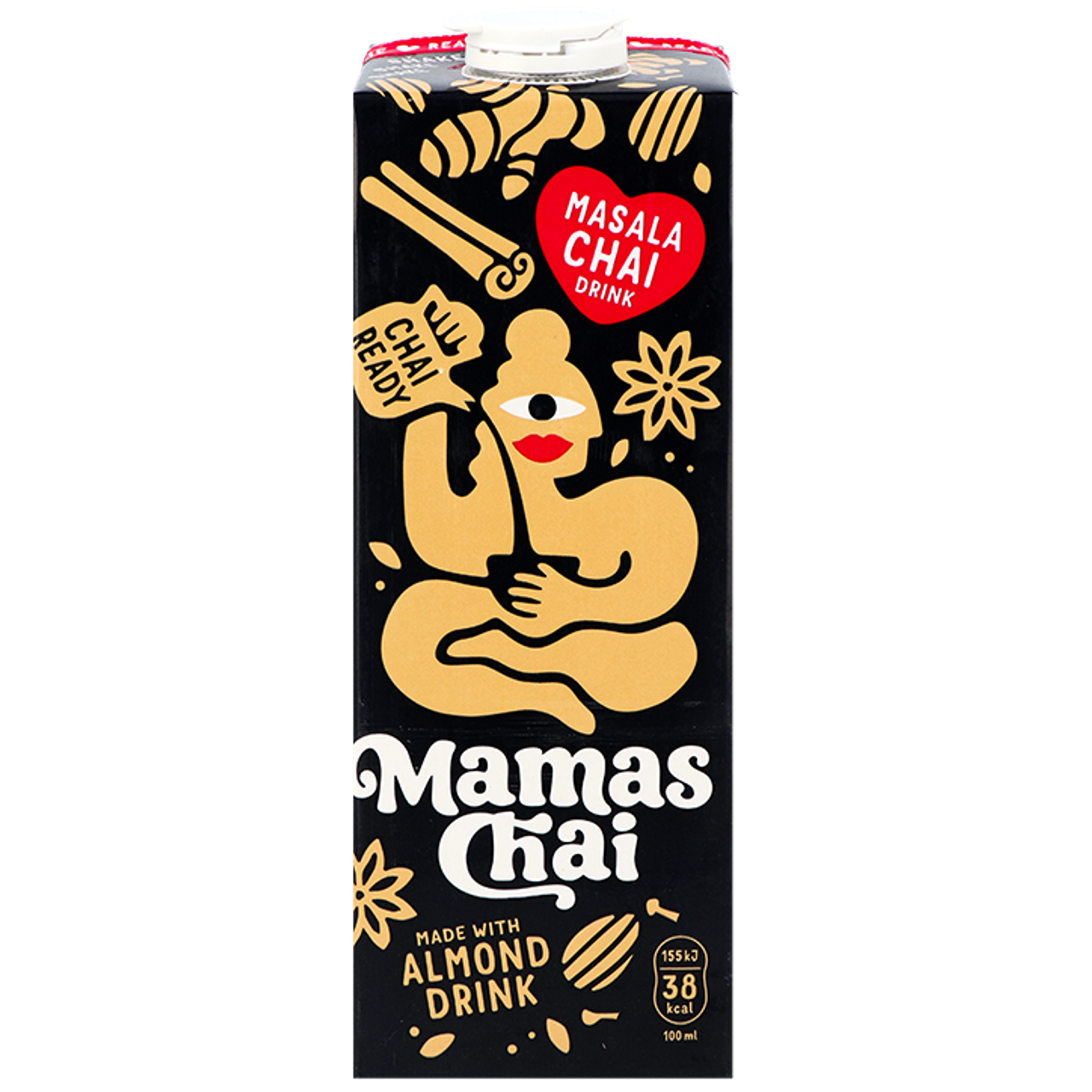 MamasChai Masala Chai Almond Drink - 1l