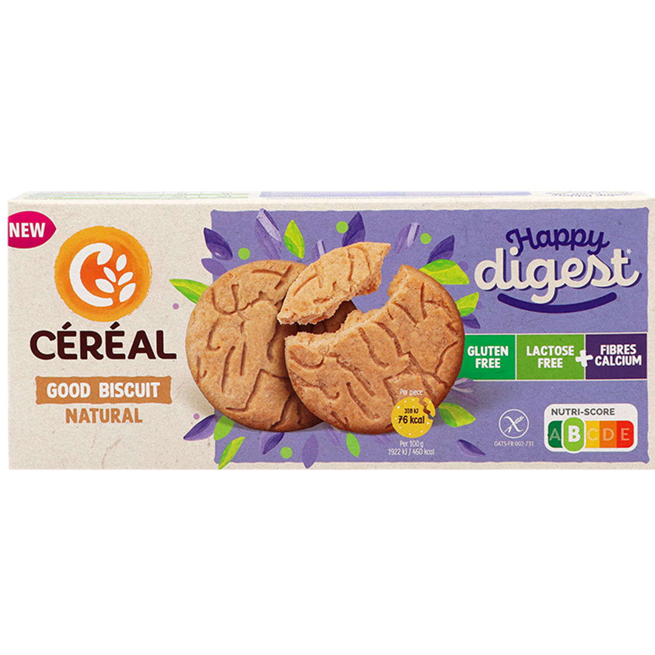 Céréal Happy Digest Good Biscuit Natural - 150g