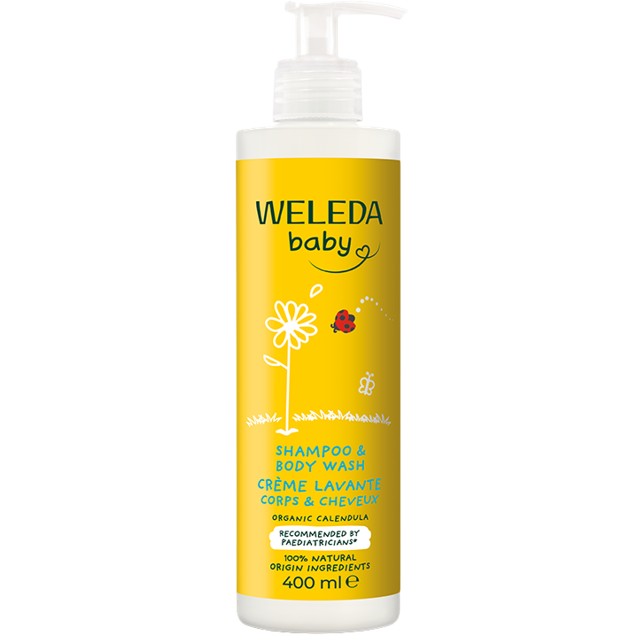Weleda Baby Calendula Shampoo & Body Wash - 400ml