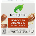 Crème de nuit Dr. Organic à l'huile d'argan marocaine - 50ml image 1