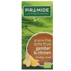 Piramide Groene Thee Gember Citroen - 20 theezakjes image 1