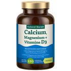 Holland & Barrett Calcium, Magnesium + Vitamine D3 - 120 tabletten image 1