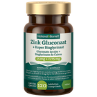 Holland & Barrett Zink Gluconaat 15mg + Koper Bisglycinaat 750mcg - 120 tabletten image 1