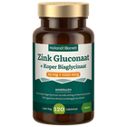 Holland & Barrett Zink Gluconaat 25mg + Koper Bisglycinaat 1250mcg  - 120 tabletten image 1