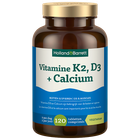 Holland & Barrett Vitamine K2, D3 + Calcium - 120 tabletten image 1