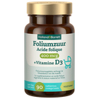 Holland & Barrett Foliumzuur 400mcg + Vitamine D3 - 90 tabletten image 1