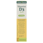 Holland & Barrett Vitamine D3 Spray 75 mcg - 15ml image 1