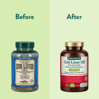 Holland & Barrett Cod Liver Oil (Levertraan) 1000mg - 120 softgels image 4