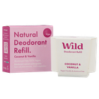 Wild Deodorant Coconut & Vanilla Navulling - 40g image 2