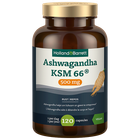 Holland & Barrett Ashwagandha KSM 66® 500mg - 120 capsules image 1